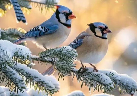 Nos oiseaux en hiver
